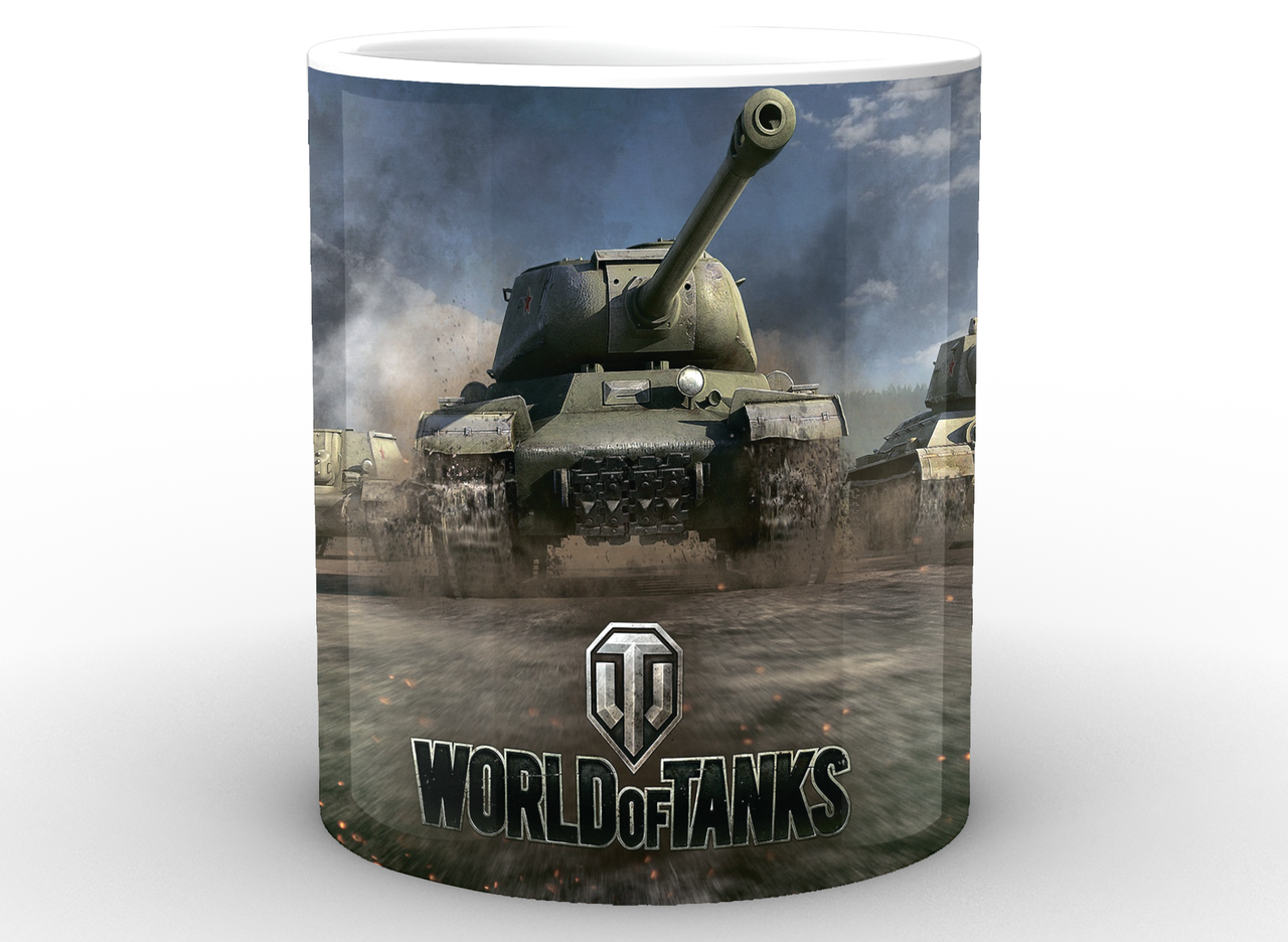 

Кружка World of Tanks Мир танков лого WT.02.007, Белый