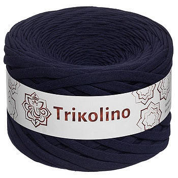 

Пряжа трикотажная 7-9 мм "Trikolino" 100м. Сапфировый синий