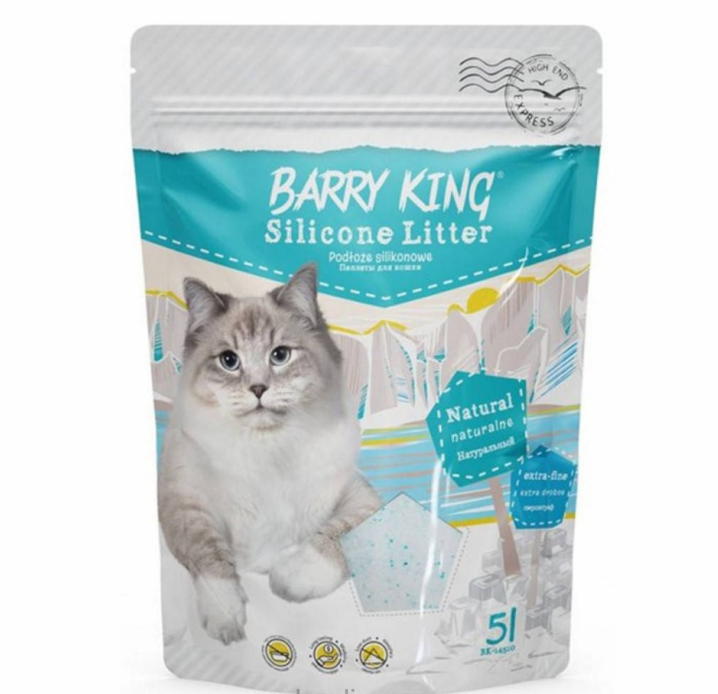 

Barry King Extra Fine мелкий силикагелевый наполнитель для кошек - 5 л