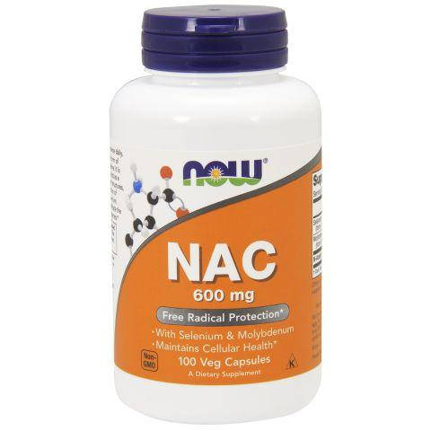 

NAC 600 mg NOW, 100 капсул