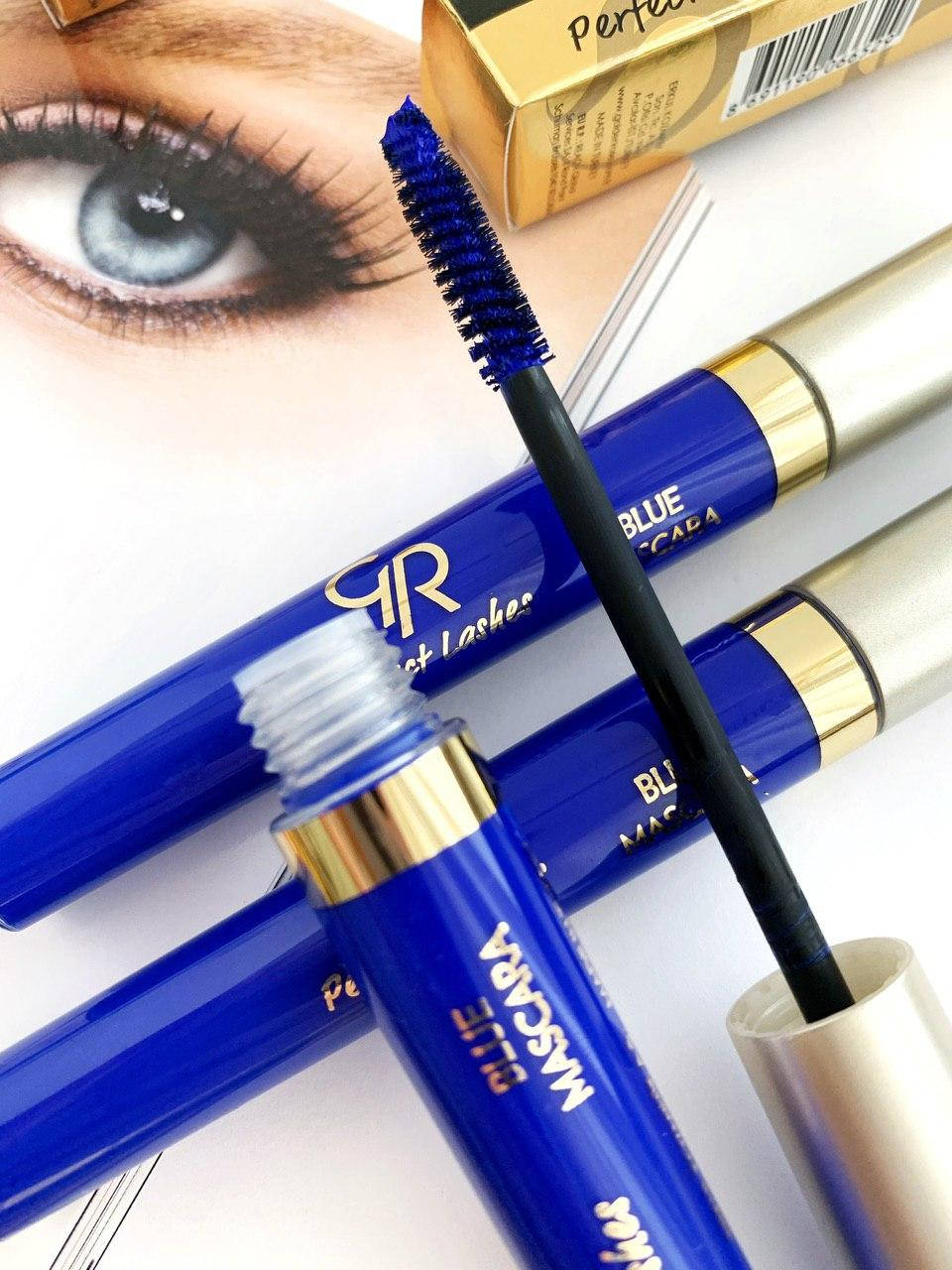 

Синяя тушь для ресниц Golden Rose Essential Blue Volume Mascara, Синий