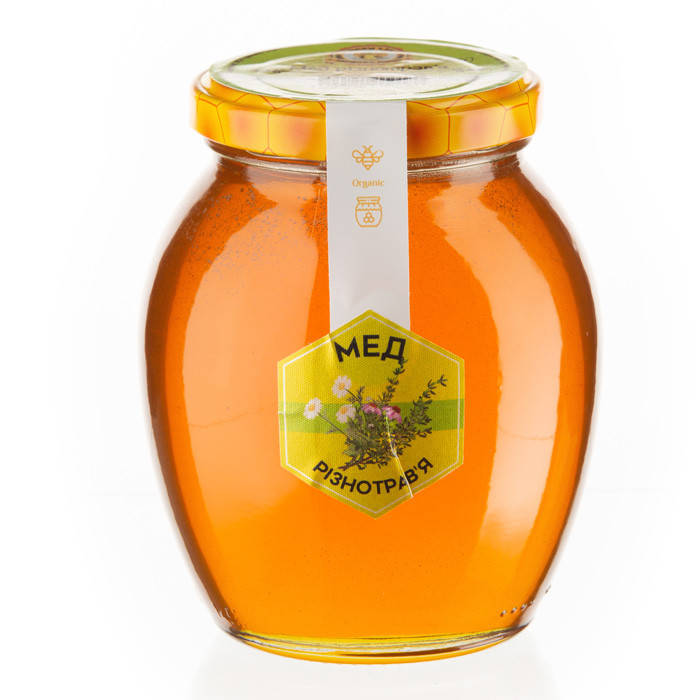 

Мед натуральный разнотравье Медовая Линия 500 г
