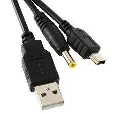 

Кабель USB для PSP для зарядки для передачи данных, Черный