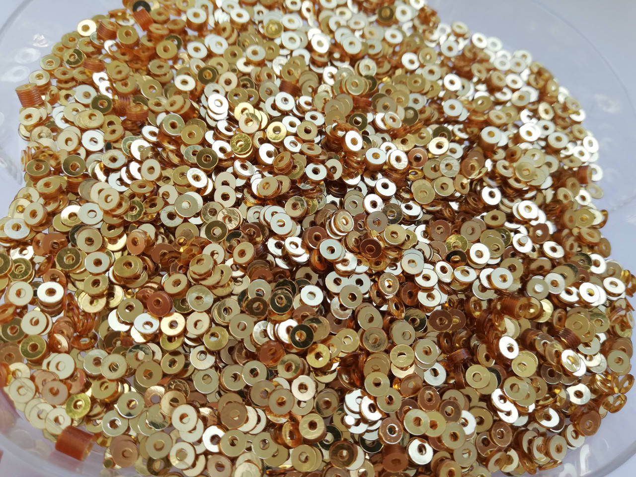 

Паєтки 2,5 мм Dark Gold - Темне золото - 5 г Індія