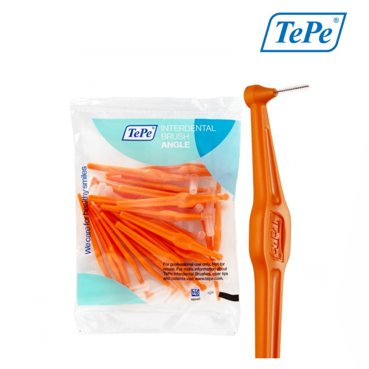 

Межзубная щетка TePe Angle угловая, оранжевый (0,45 мм), 25 шт