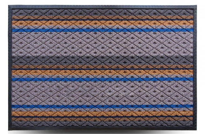 

Коврик придверный Dariana Multicolor D-6089 80х120 см светло-серый