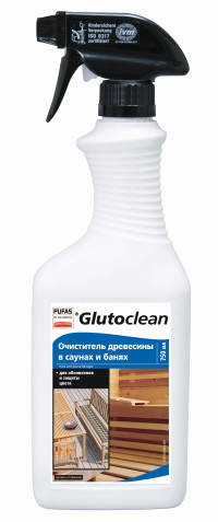 

Очиститель древесины в саунах и банях Glutoclean 750 мл