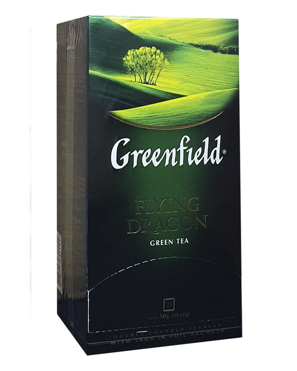 

Чай зеленый в пакетиках Greenfield Flying Dragon 25 шт х 2 г (702)