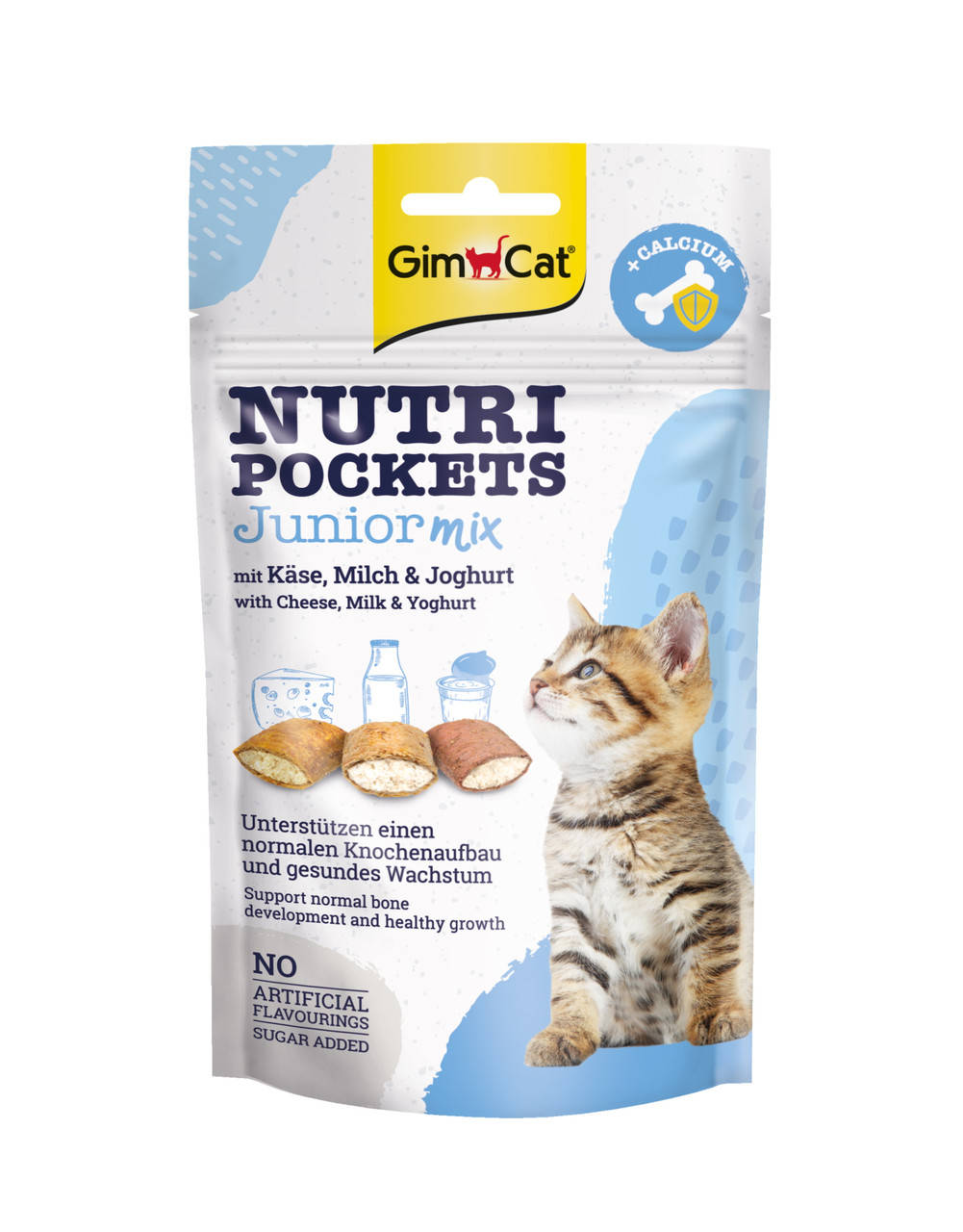

GimCat Nutri Pockets Junior Mix Вітамінні ласощі для кошенят 60г