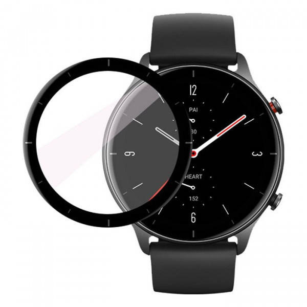 

Защитная пленка 3D Xiaomi Amazfit GTR 2 (0.2mm, 3D Черный) Polycarbone