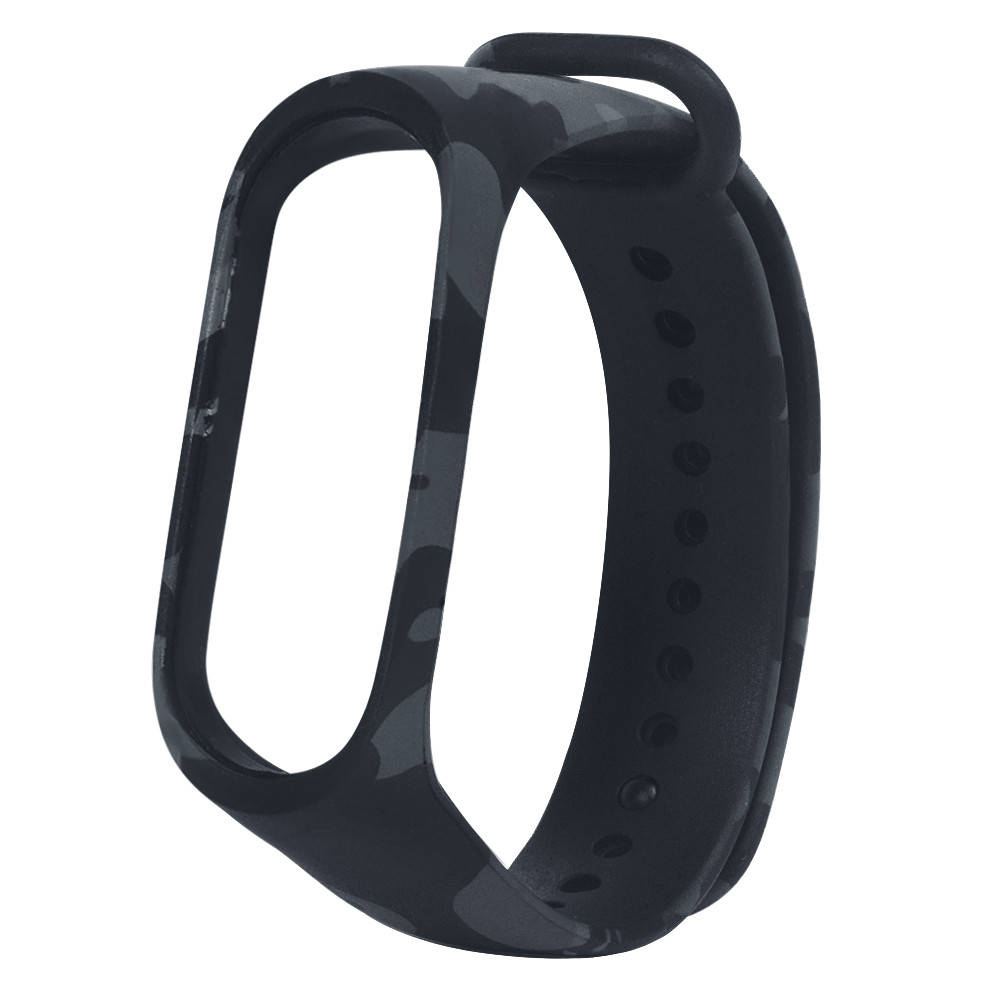

Силиконовый ремешок для фитнес браслета трекера Xiaomi Mi Band M4 Камуфляж 2