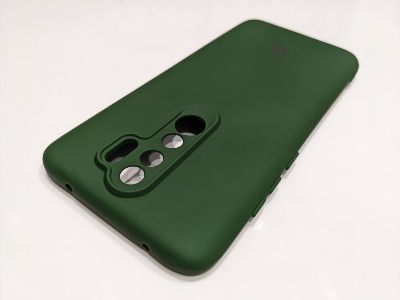 

Силиконовый чехол для Xiaomi Redmi Note 8 Pro Хаки микрофибра soft touch