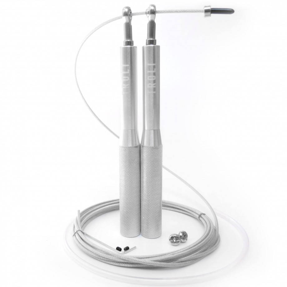 

Скоростная скакалка Crossfit для двойных прыжков — с металлическими ручками | Швидкісна скакалка Crossfit для