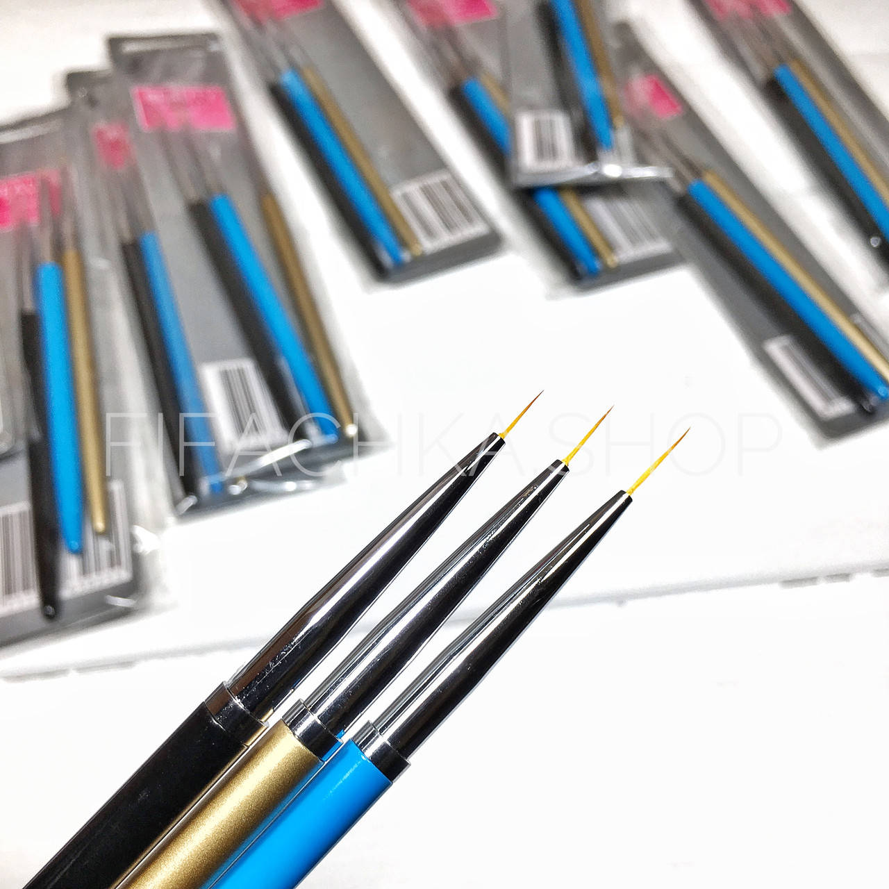 

Набор кистей для прорисовки тонких линий, Beauty Artists, 3 шт, №3