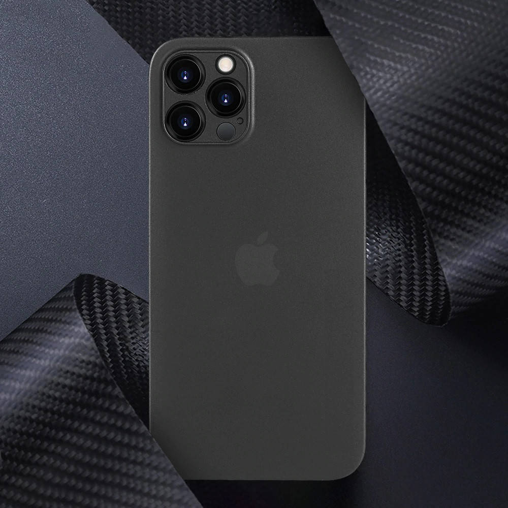 

Ультра тонкий пластиковый чехол PP 0.2мм для айфон iPhone 12 Pro СЕРЫЙ