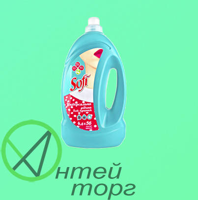 

Рідина для прання "Sofi green" універсальна 4л