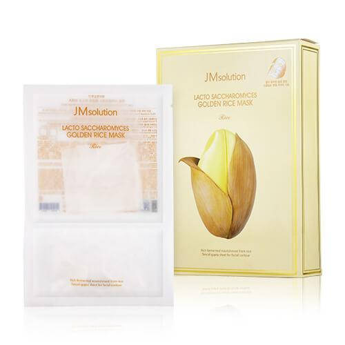 

Тканевая маска с ферментированными компонентами JMsolution Lacto Saccharomyces Golden Rice Mask