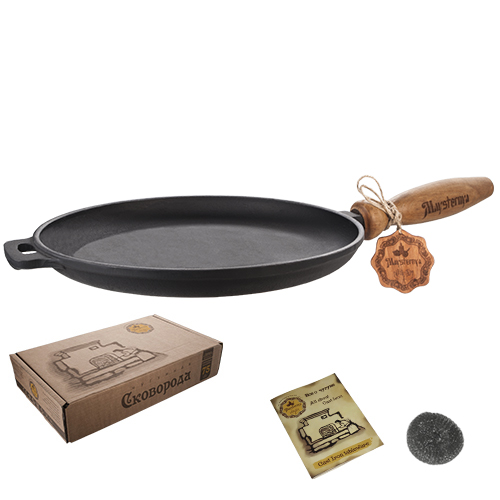 

Сковорода чугунная блинная Maysternya 24*2,5 см