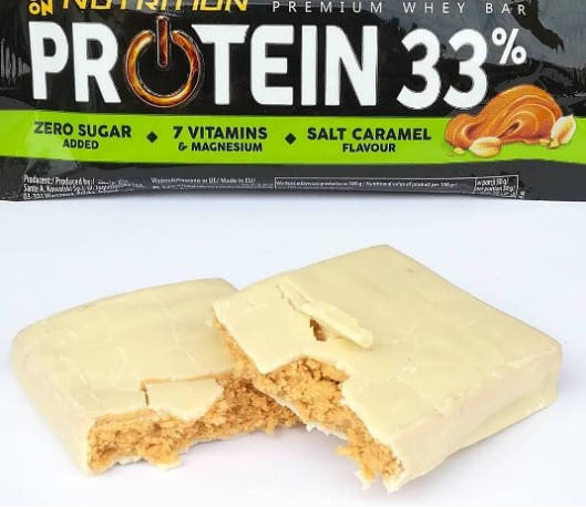

Протеиновый батончик GoOn Nutrition Protein 33% Bar 50 g salted caramel