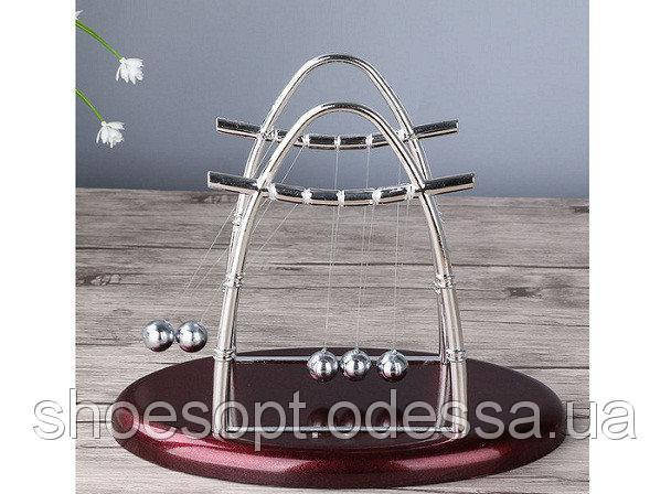 

Баланс шарики Ньютона овал Balance Balls настольный маятник 18,5х23 см антистресс
