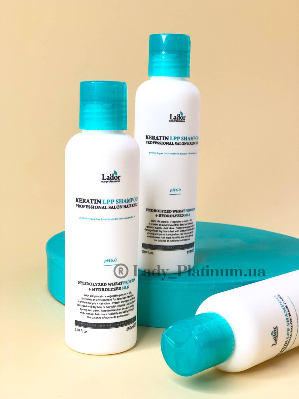 

Кератиновый бессульфатный шампунь La'dor Keratin LPP Shampoo, 150 мл