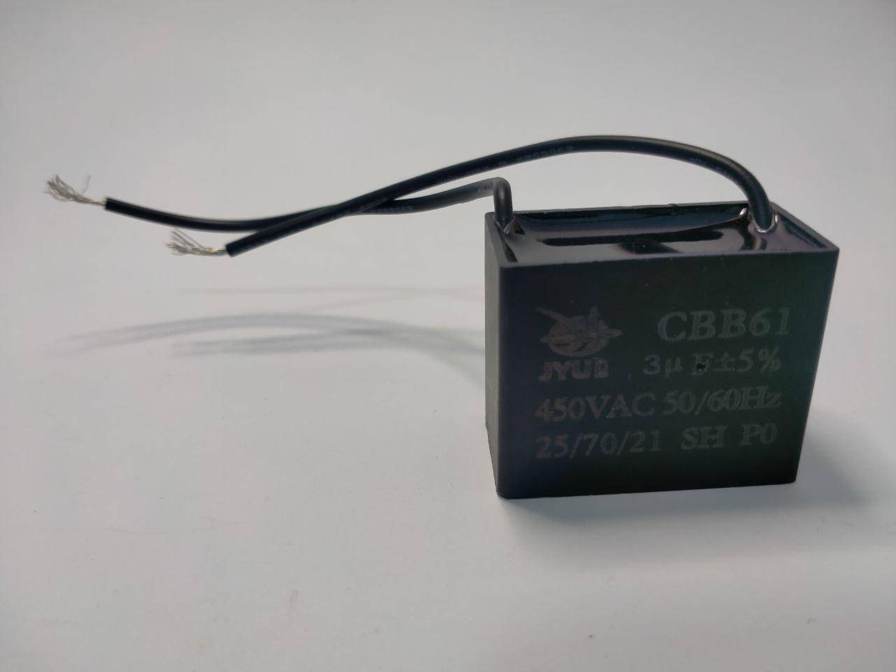 

Оригінальний! конденсатор 3 mf CBB61 для кухонної витяжки Pyramida