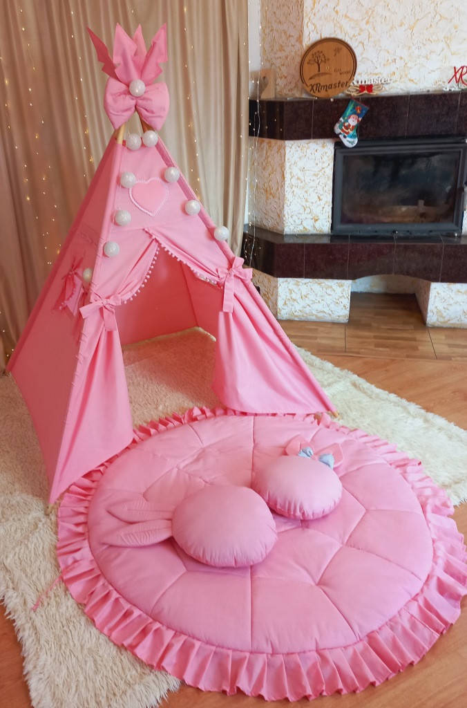 

Розовый Вигвам для девочки Sweety Полный комплект!