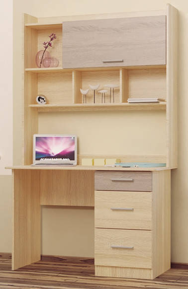 

Компьютерный стол Школьник-4 с Надстройкой (1100х550х1886) КОМБИ СОНОМА + ТРЮФЕЛЬ