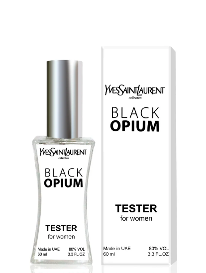 

Тестер женский Yves Saint Laurent Black Opium, 60 мл. (Ив Сен Лоран Блек Опиум)