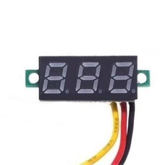 

Модуль Вольтметр DC 0-100 В 0.28"красный 3 провода