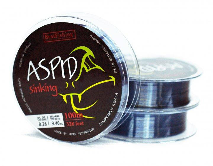 

Леска BratFishing Aspid Sinking 50м 0.16 mm 4.25kg