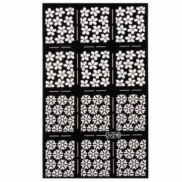 

Трафареты для дизайна ногтей Nail Art Hollow Sticker №216, Разные цвета