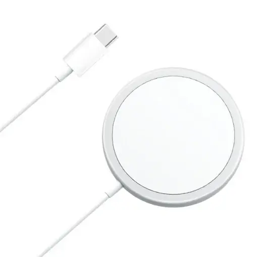 

Magsafe беспроводное зарядное устройство с перемагничиванием к IPhone 12, Белый