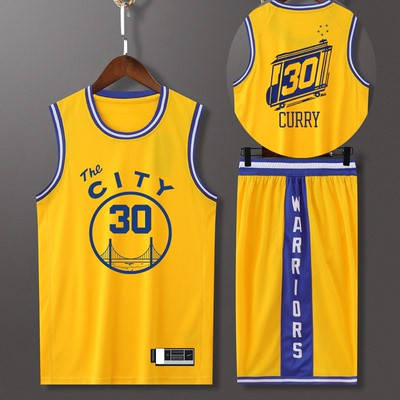 

Желтая Баскетбольная Форма Карри Голден Стейт Curry №30 Golden State Warriors The City