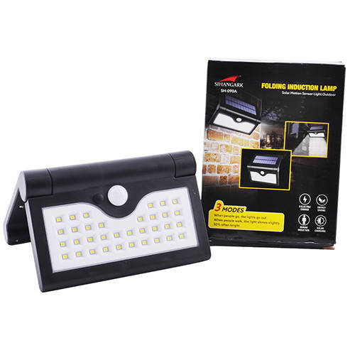 

Светильник SH-090A-34SMD, 1x18650, PIR+CDS, солнечная батарея