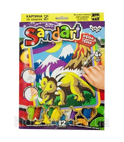 

Фреска из песка "Sand Art - Трицератопс" Danko Toys SA-01-07