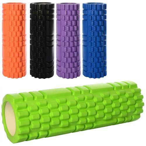 

Массажный рулон для йоги EVA 45х14 см ребристый цвета в ассортименте (MS 1843-2)