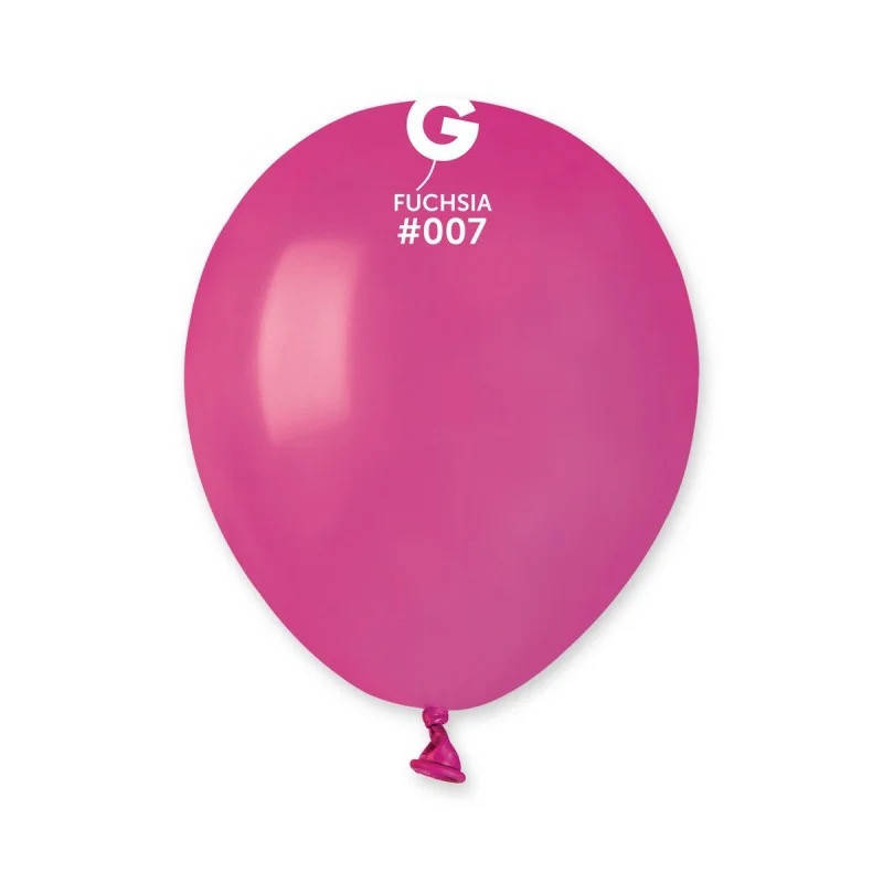 

Латексный воздушный шар 5’’ (13см) FUCHSIA (#007) GEMAR, Фуксия