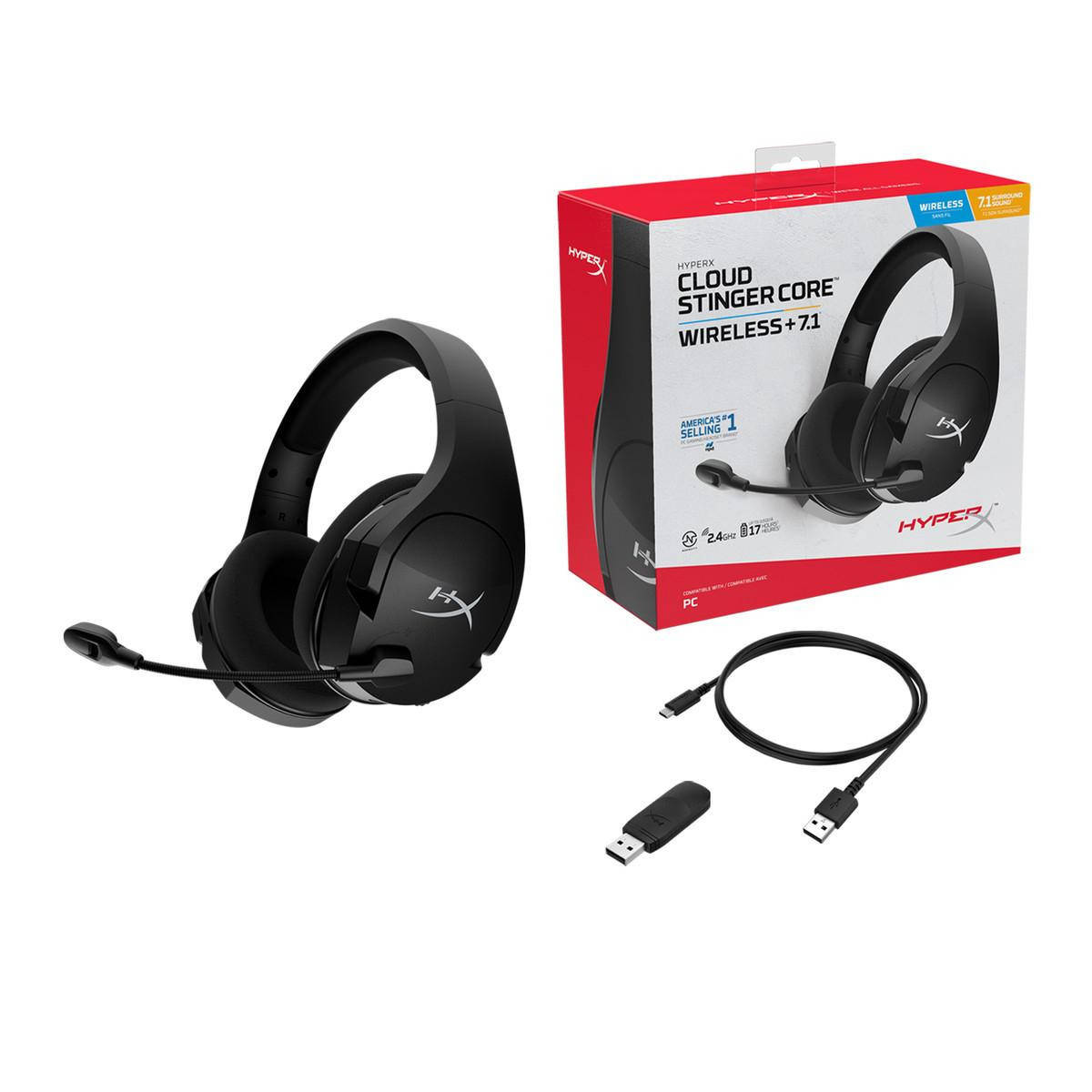 

Беспроводные наушники HyperX Cloud Stinger Core Wireless 7.1 Black, Черный