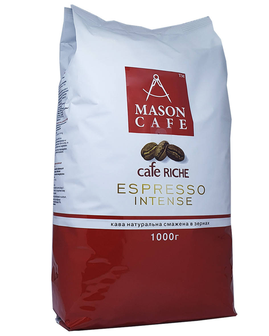 

Кава зернова Mason cafe Riche espresso intense 1 кг (618)