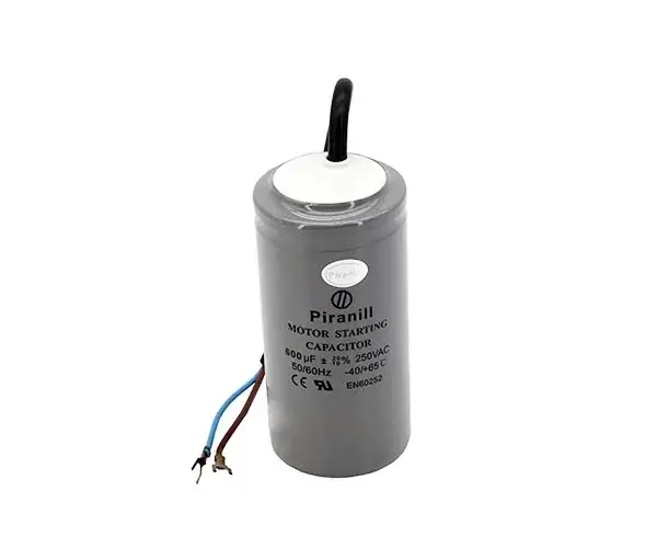 

Пусковой конденсатор CD60 600 мкФ 250V (Motor starting capacitor,с проводами)