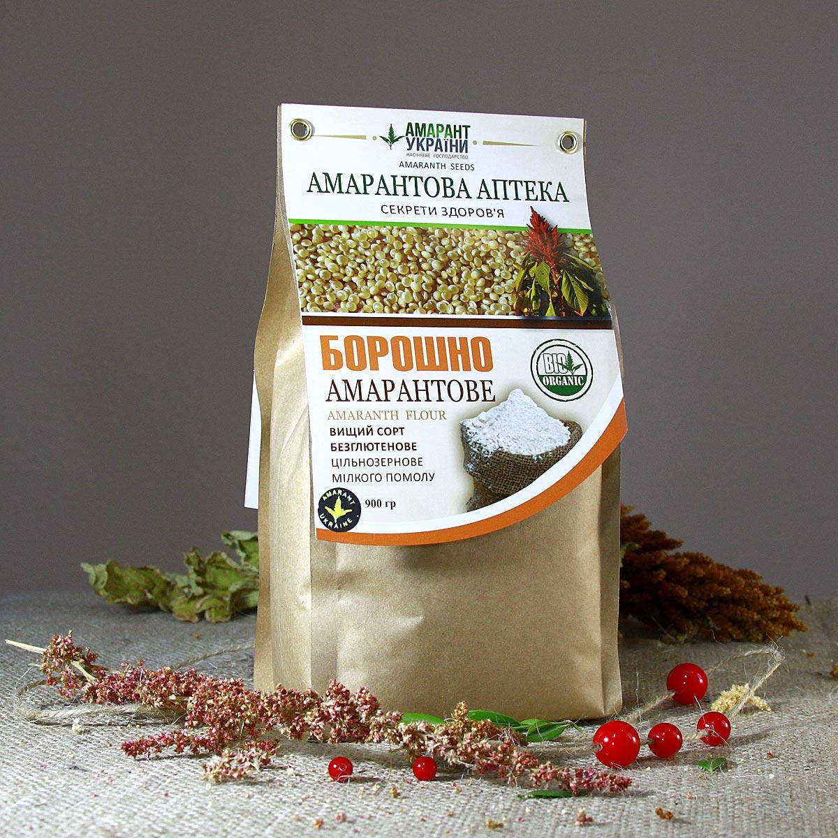 

Амарантовая мука 900 грамм