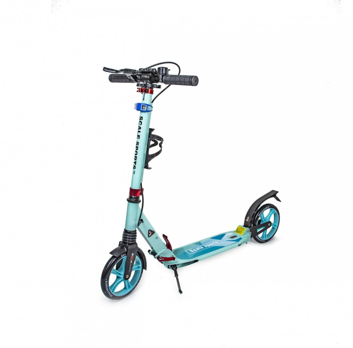

Двухколесный самокат Scale Sports SS-10 с ручным тормозом Тиффани, Бирюзовый