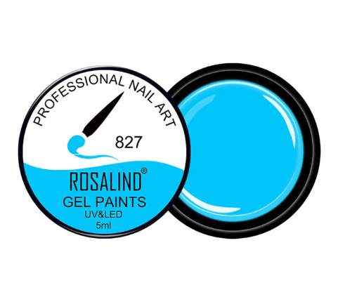 

Гель-краска "Rosalind", 5мл Голубая