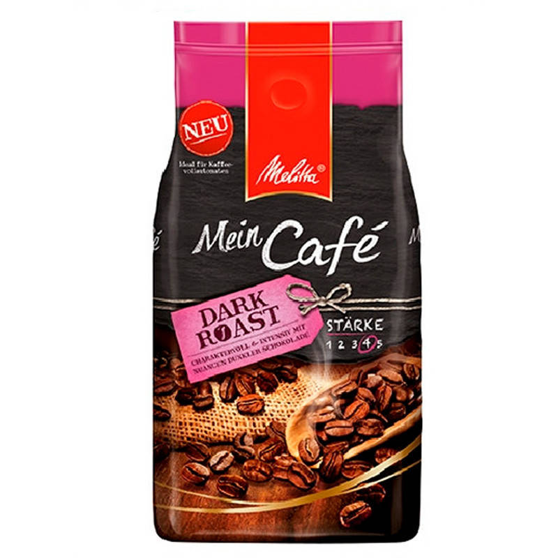 

Кофе в зернах Melitta Mein Cafe Dark Roast, 1 кг