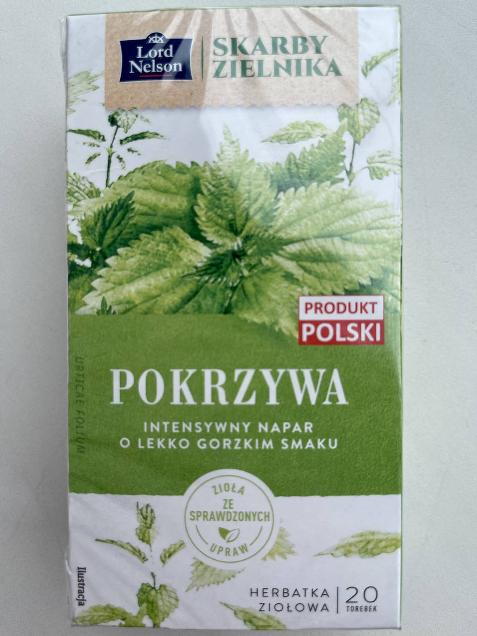 

Чай с Крапивой Lord Nelson Pokrzywa (20 пак.X 2г) 40г Польша
