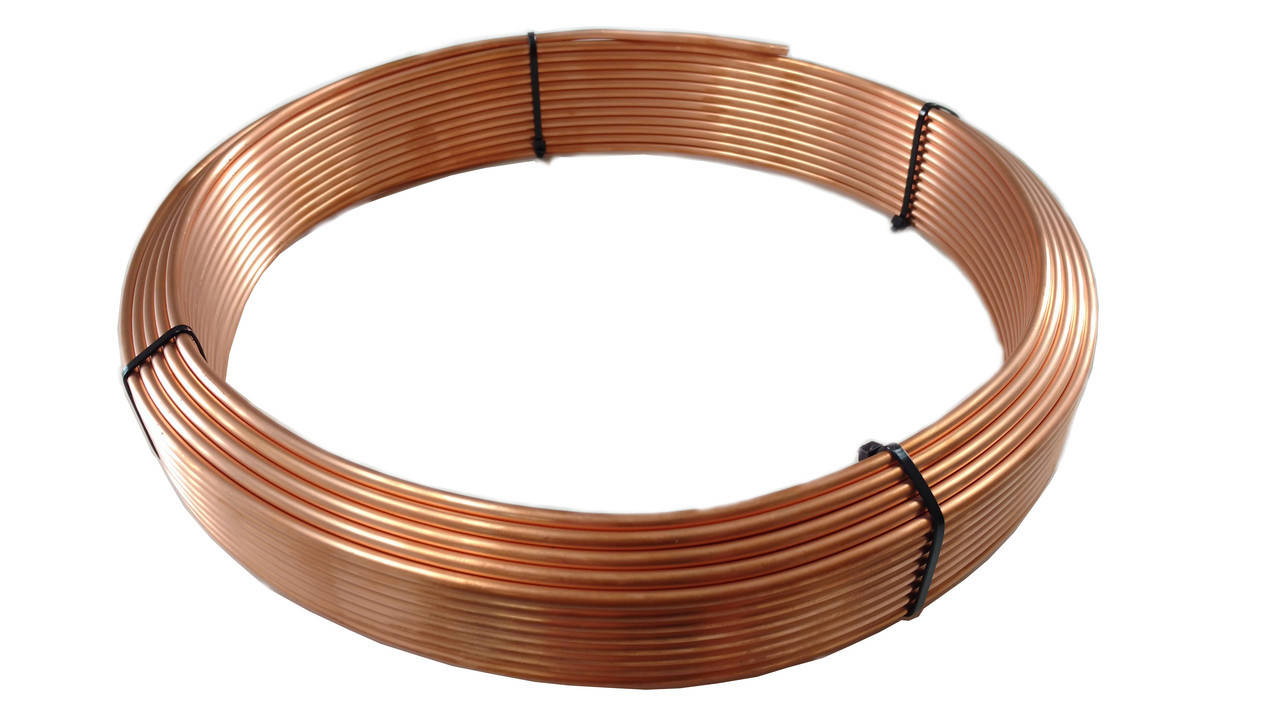 

Медная тормозная трубка 15 метров 4.75 - 4.8 x 0.9 3/16