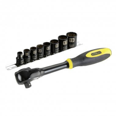 

Набор головок 3/8", ротационная трещотка Stanley 0-94-606