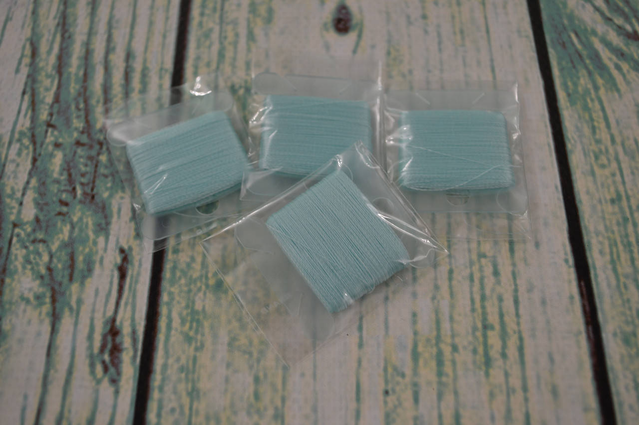 

Светящиеся нити для вышивки и шитья, цвет бирюзовый