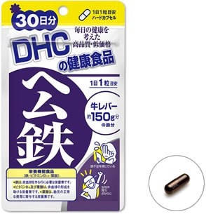 

DHC Железо + Фолиевая кислота + Витамин В12, 60 шт. (на 30 дней)